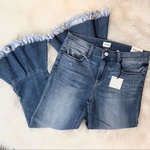 NWT Sneak Peek Blue Fringe Flare Jeans Size 3 & 9